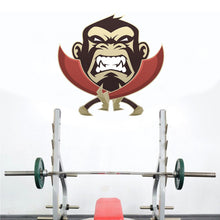 Load image into Gallery viewer, Fighting Monkey Wall Decal, Fighting Monkey Sticker, Monkey Wall Decor