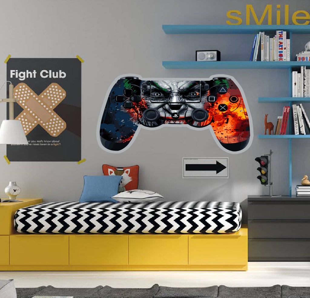 Player Game Controller Wall Decal, Player Game Controller Wall sticker, Player Game Controller wall decor