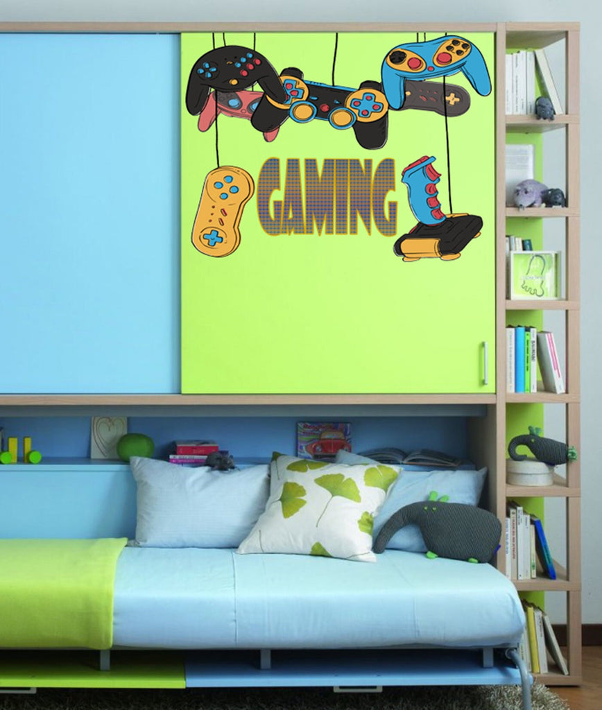Game Controller Gaming Wall Decal, Game Controller Gaming Wall sticker, Game Controller Gaming wall decor