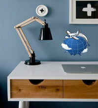 Load image into Gallery viewer, Around the Earth Decal, Around the Earth Sticker, Around the Earth Wall Decor