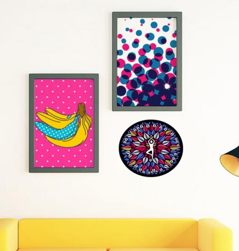 Yoga Mandala Sticker, Yoga Mandala Decal, Yoga Mandala Wall Art