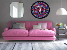 Load image into Gallery viewer, Yoga Mandala Sticker, Yoga Mandala Decal, Yoga Mandala Wall Art