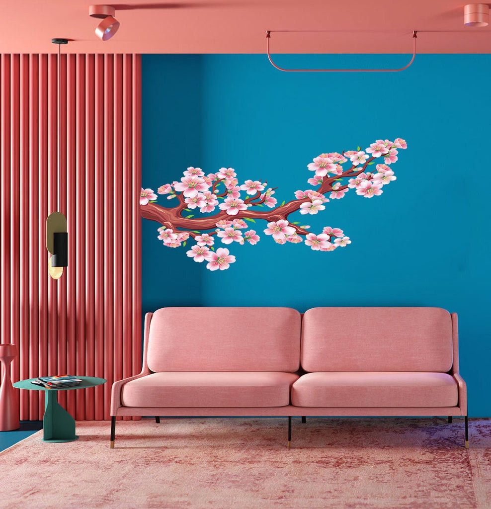 Sakura Branch Wall Decal, Sakura Branch Wall sticker, Sakura Branch wall decor