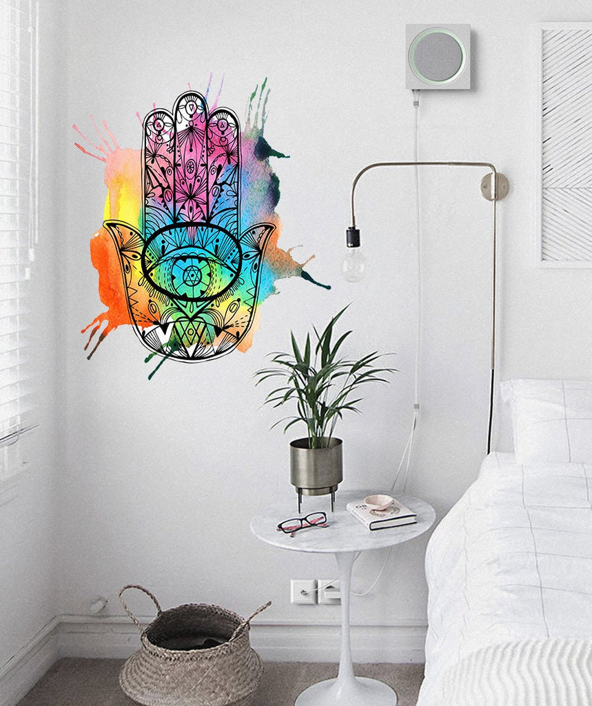 Hamsa Decal, Hamsa Sticker, Hamsa Wall Decor