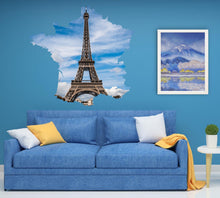 Load image into Gallery viewer, Paris Eiffel Tower Wall Decal, Paris Eiffel Tower Wall sticker, Paris Eiffel Tower wall decor