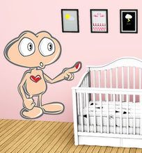 Load image into Gallery viewer, Alien Decal, Alien Sticker, Alien Wall Decor, Alien for Nursery