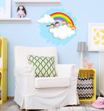 Load image into Gallery viewer, Kids on the Rainbow Decal, Kids on the Rainbow Sticker, Kids on the Rainbow Wall Decor
