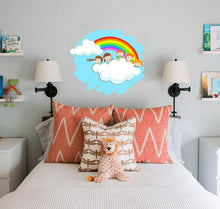 Load image into Gallery viewer, Kids on the Rainbow Decal, Kids on the Rainbow Sticker, Kids on the Rainbow Wall Decor