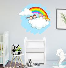 Load image into Gallery viewer, Kids on the Rainbow Decal, Kids on the Rainbow Sticker, Kids on the Rainbow Wall Decor