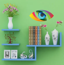 Load image into Gallery viewer, Rainbow Eye Sticker, Rainbow Eye Decal, Rainbow Eye Wall Decor