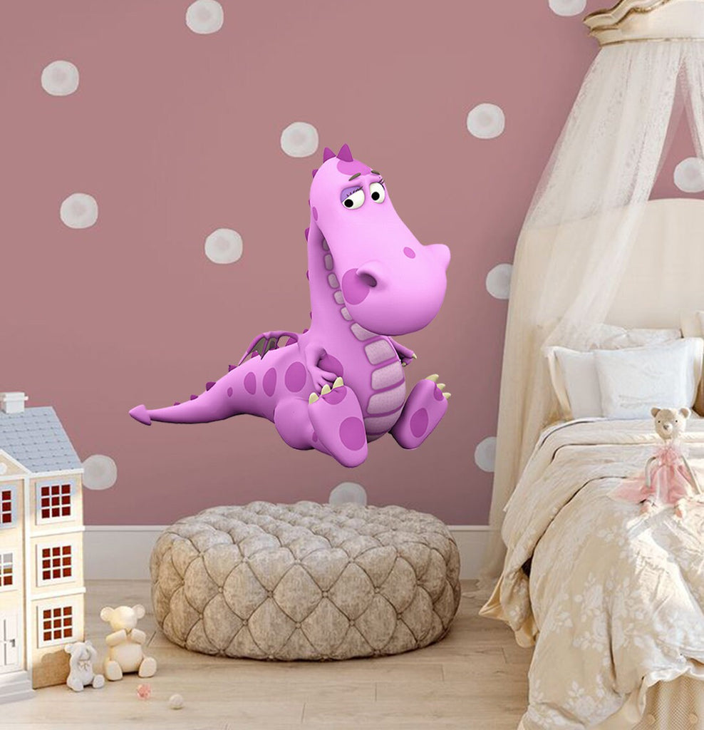 3-D Little Dragon Wall Decal, 3-D Little Dragon Wall sticker, 3-D Little Dragon wall decor