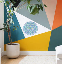 Load image into Gallery viewer, Flower Mandala Wall Decal, Flower Mandala Wall sticker, Flower Mandala wall decor