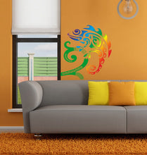 Load image into Gallery viewer, Chameleon Decal, Lizard sticker, Reptiles Wall Art, Rainbow Abstraction Home Décor, Animal Vinyl Wallpapers, Design for Zoo Pet Shop