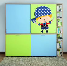 Load image into Gallery viewer, Pirate Boy Wall Decal, Pirate Boy Wall sticker, Pirate Boy wall decor