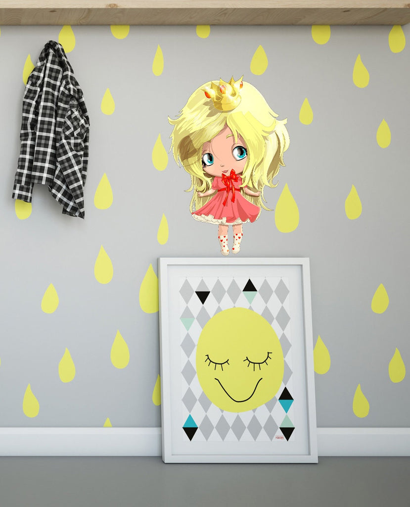 Princess Wall Decal, Princess sticker, Princess Girls Room Decor