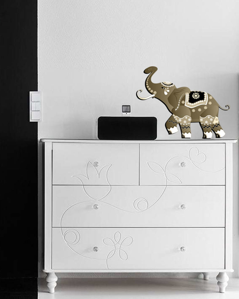 Boho Elephant Wall Decal, Boho Elephant Wall sticker, Boho Elephant wall decor, Boho Elephant Wall Art