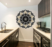 Load image into Gallery viewer, Namaste Boho Mandala Wall Decal, Namaste Boho Mandala Wall sticker, Namaste Boho Mandala wall decor