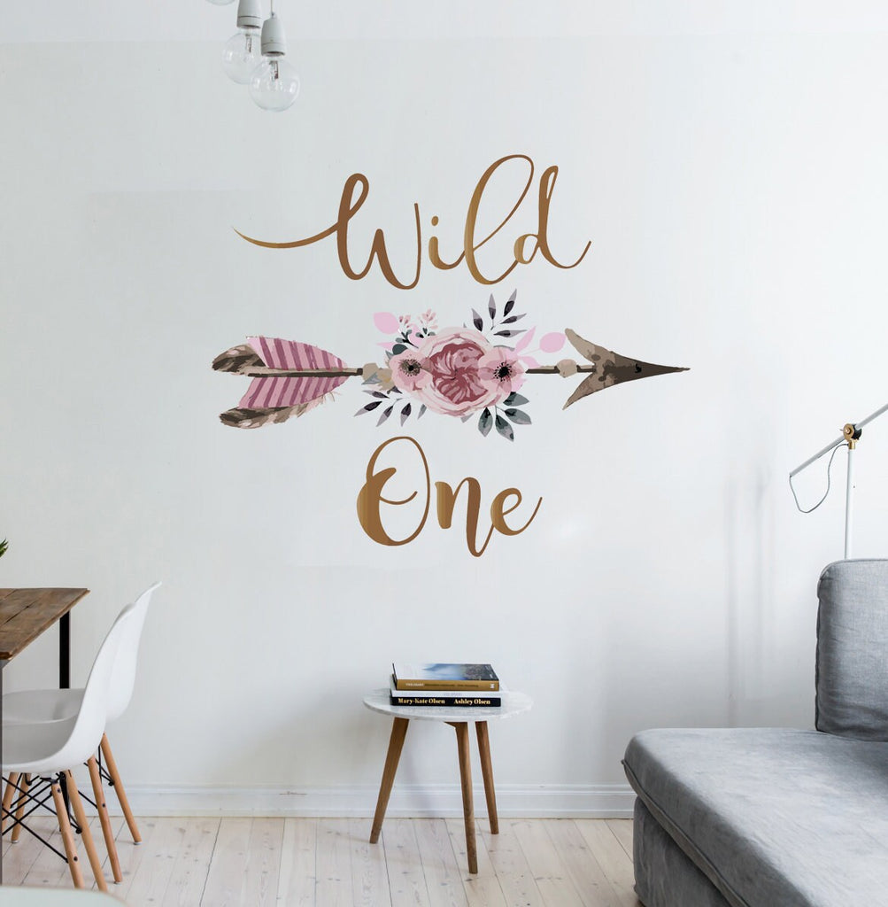 Quote Boho Arrow Wall Decal, Quote Boho Arrow Wall sticker, Quote Boho Arrow wall decor