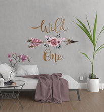 Load image into Gallery viewer, Quote Boho Arrow Wall Decal, Quote Boho Arrow Wall sticker, Quote Boho Arrow wall decor