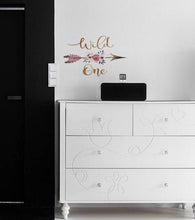 Load image into Gallery viewer, Quote Boho Arrow Wall Decal, Quote Boho Arrow Wall sticker, Quote Boho Arrow wall decor