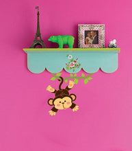 Load image into Gallery viewer, Baby Monkey decal, Baby Monkey Sticker, Monkey Nursery Wall Decal