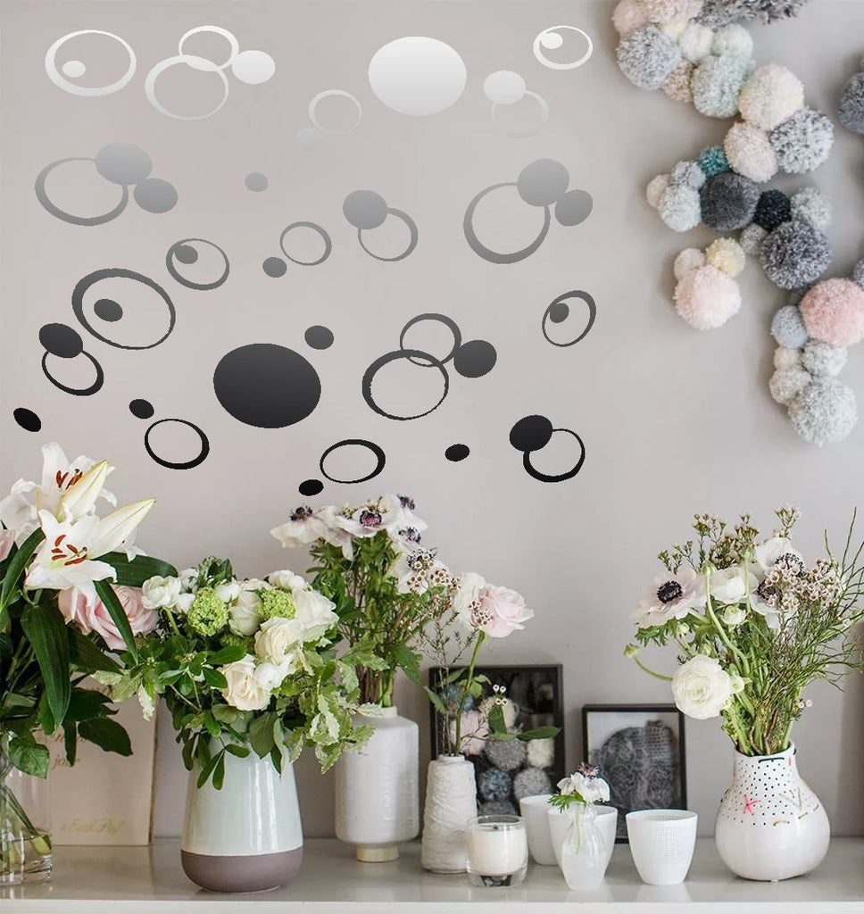 Circles Wall Decal, Circles Wall sticker, Circles wall decor, Circles Wall Art