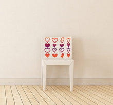 Load image into Gallery viewer, Little hearts Wall Decal, Little hearts Wall sticker, Little hearts wall decor, Little hearts Wall Art