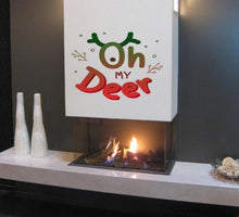 Load image into Gallery viewer, My Deer Christmas Wall Decal, My Deer Christmas Wall sticker, My Deer Christmas wall decor
