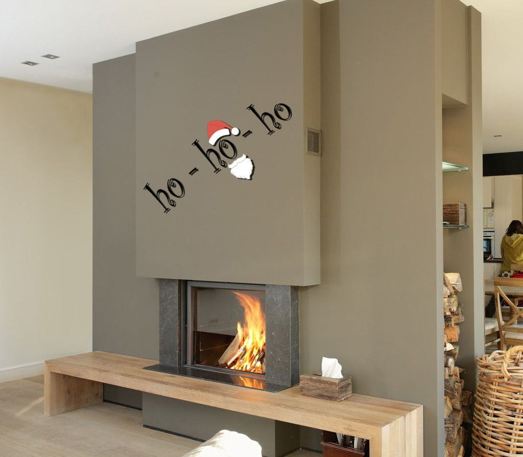 New Year's Ho Ho HO Wall Decal, New Year's Ho Ho HO Wall sticker, New Year's Ho Ho HO wall decor, New Year's Ho Ho