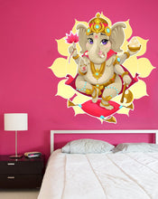 Load image into Gallery viewer, Elephant Ganesha OM Wall Decal, Elephant Ganesha OM Wall sticker, Elephant Ganesha OM wall decor