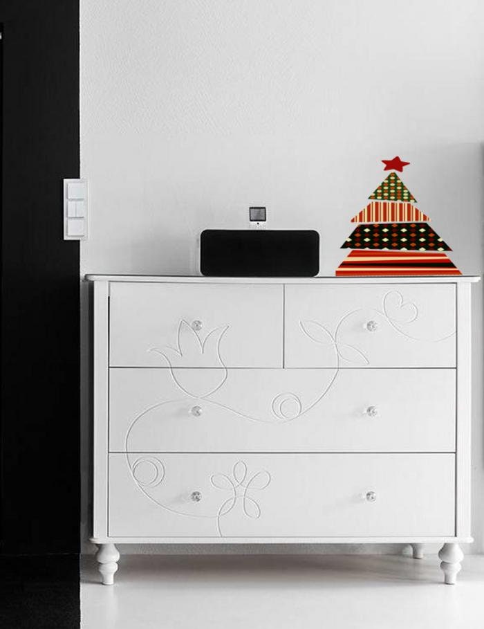 Designer Christmas Tree Wall Decal, Designer Christmas Tree Wall sticker, Designer Christmas Tree wall decor