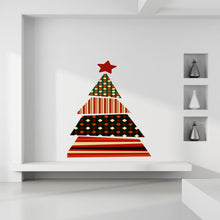 Load image into Gallery viewer, Designer Christmas Tree Wall Decal, Designer Christmas Tree Wall sticker, Designer Christmas Tree wall decor
