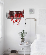 Load image into Gallery viewer, Happy New Year Merry Christmas Wall Decal, Merry Christmas Wall sticker, Happy New Year wall decor