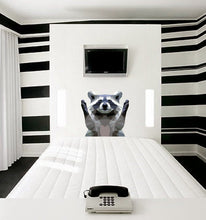 Load image into Gallery viewer, Raccoon Wall Decal, Raccoon Wall sticker, Raccoon wall decor, Raccoon Wall Art