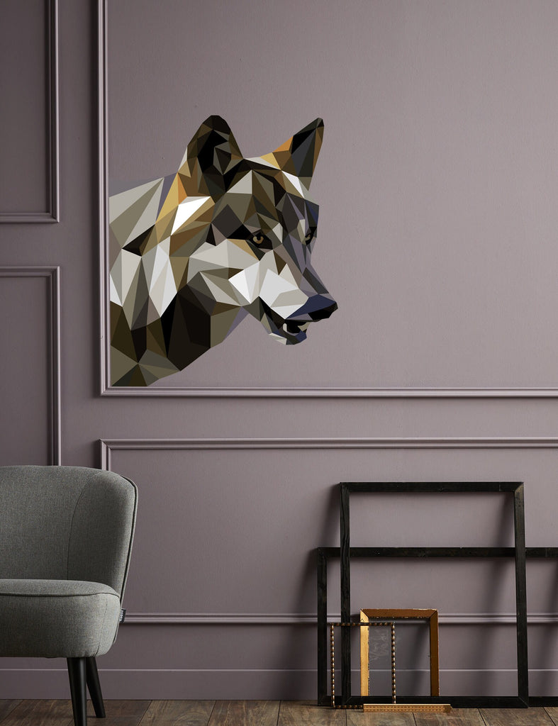 Wolf Wall Decal, Wolf Wall sticker, Wolf wall decor, Wolf Wall Art