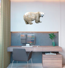 Load image into Gallery viewer, Polar bear Wall Decal, Polar bear Wall sticker, Polar bear wall decor, Polar bear Wall Art