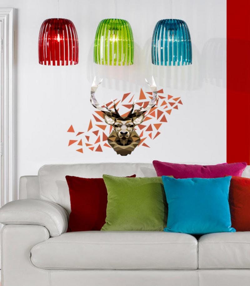 Buck Wall Decal, Buck Wall sticker, Buck wall decor, Buck Wall Art