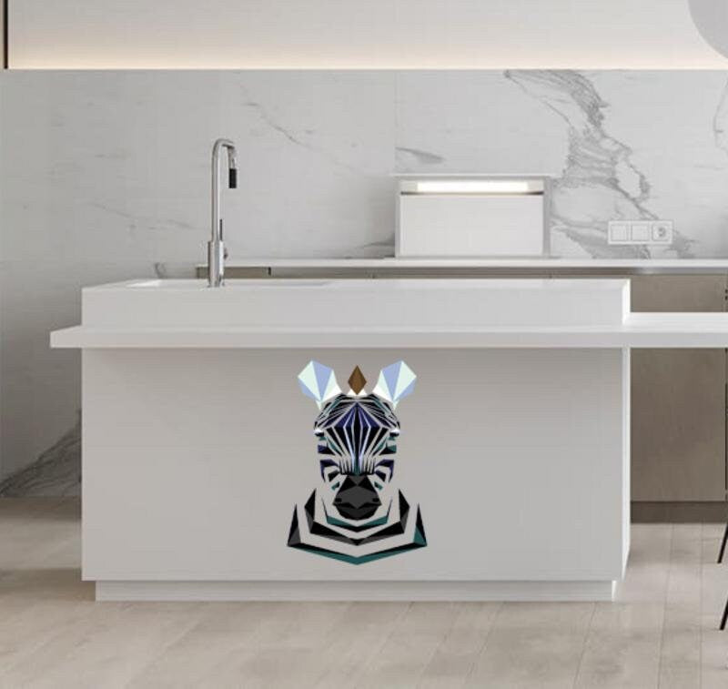 Zebra Wall Decal, Zebra Wall sticker, Zebra wall decor, Zebra Wall Art