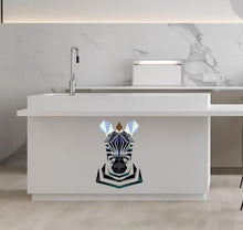 Load image into Gallery viewer, Zebra Wall Decal, Zebra Wall sticker, Zebra wall decor, Zebra Wall Art