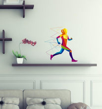 Load image into Gallery viewer, Runner Wall Decal, Runner Wall sticker, Runner wall decor, Runner Wall Art
