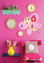 Load image into Gallery viewer, Cartoon Butterfly sticker, decal, Butterfly for nursery room