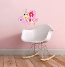 Load image into Gallery viewer, Cartoon Butterfly sticker, decal, Butterfly for nursery room