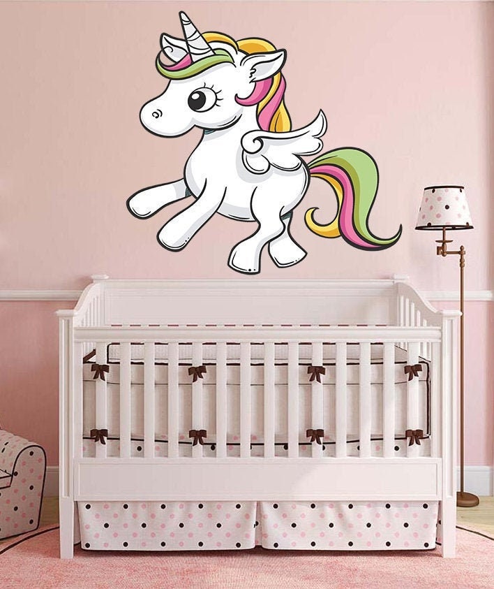 Unicorn sticker, Unicorn Decal, Unicorn For Nursery