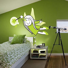 Load image into Gallery viewer, Little Fairy Sticker, Little Fairy Decal, Little Fairy Wall Art