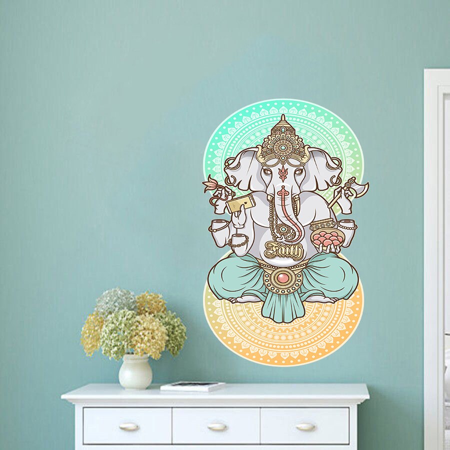 Ganesha Sticker, Ganesha Decal, Ganesha Wall Art