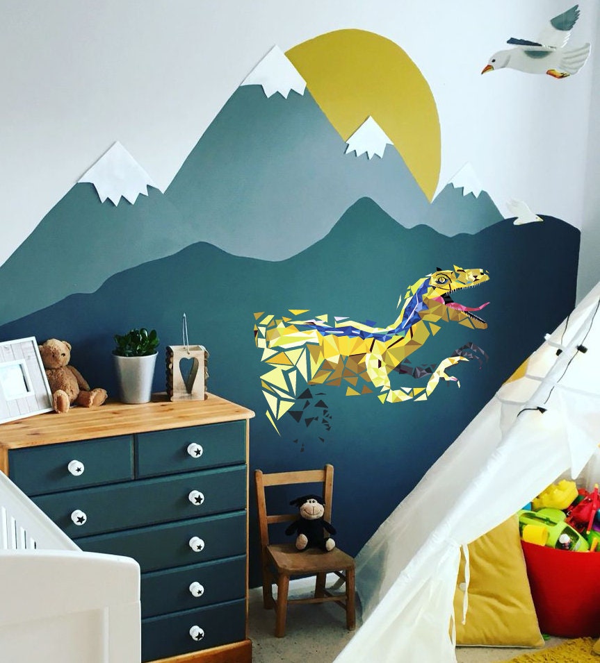 Dinosaur Wall Decal, Dinosaur Wall sticker, Dinosaur wall decor, Dinosaur Wall Art