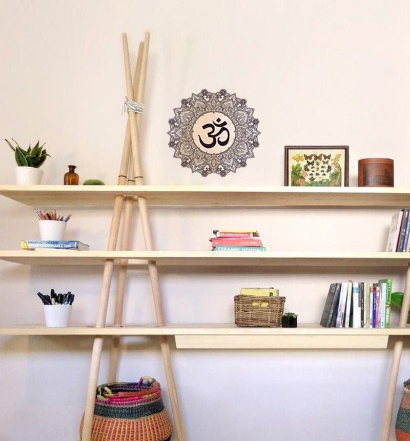 Boho Mandala OM Wall Decal, Boho Mandala OM Wall sticker, Boho Mandala OM wall decor