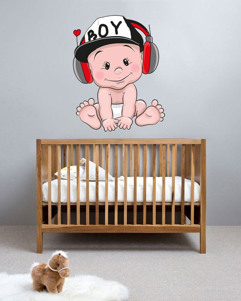 Little Boy Wall Decal, Little Boy Wall sticker, Little Boy wall decor