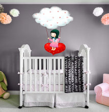 Load image into Gallery viewer, Little Girl Nursery Decal, Nursery Sticker, Nursery Wall Art