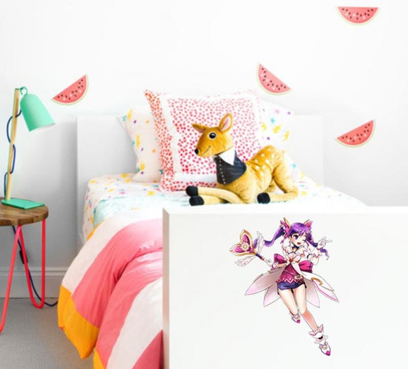 Anime Wall Art, Anime Sticker, Anime Decal